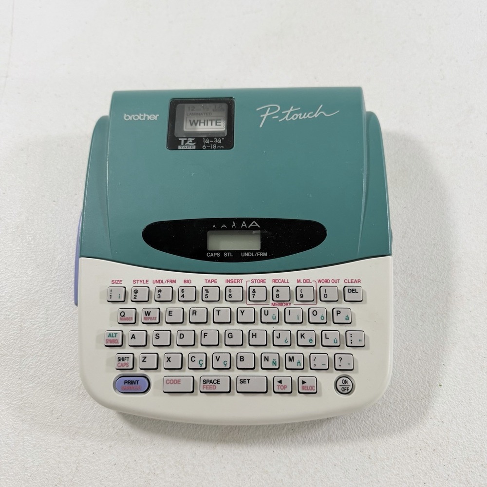 Brother P-Touch 1700 Label System, Electronic Label Maker - Tested Working